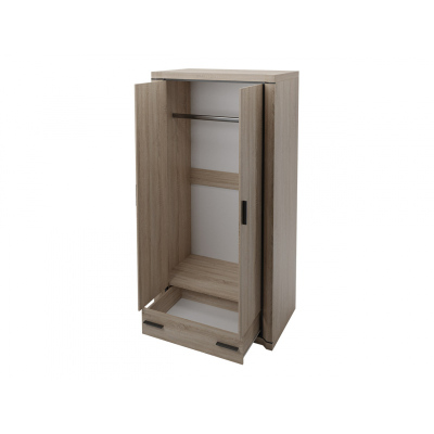 Šatníková skriňa 97 cm ARIKA - dub sonoma