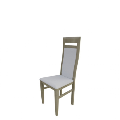 Jedálenská stolička MOVILE 43 - dub sonoma / biela ekokoža