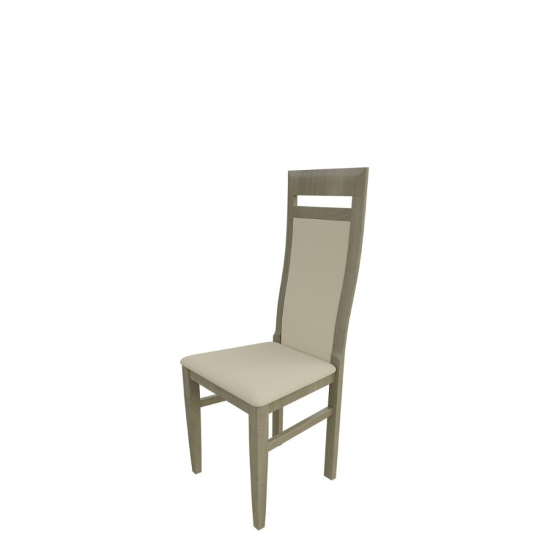 Jedálenská stolička MOVILE 43 - dub sonoma / béžová ekokoža