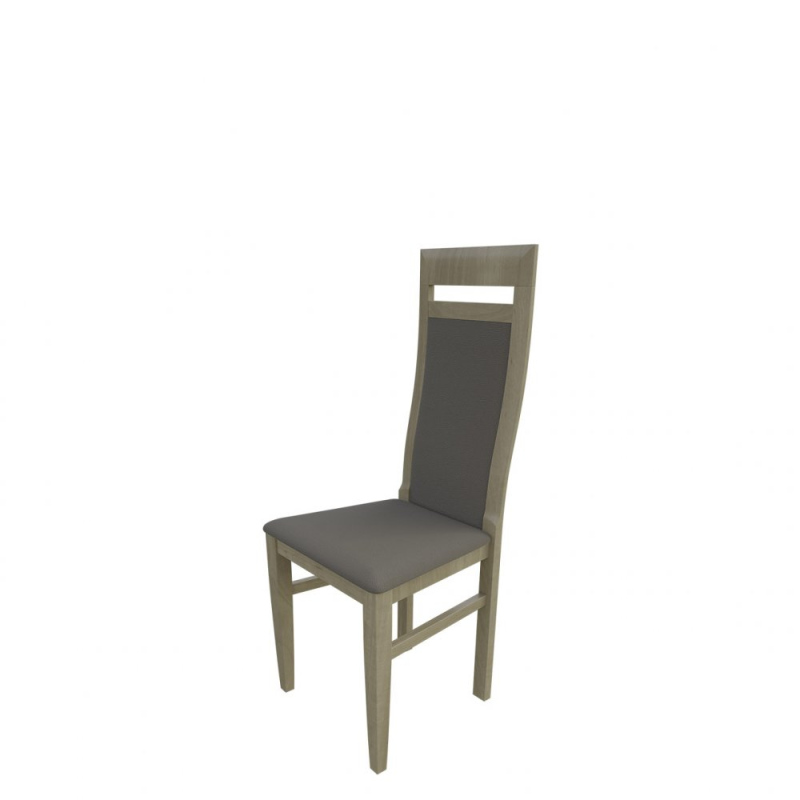 Jedálenská stolička MOVILE 43 - dub sonoma / šedá ekokoža
