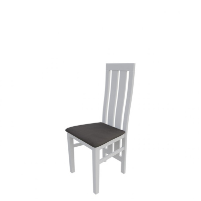 Jedálenská stolička MOVILE 42 - biela / tmavá hnedá 2