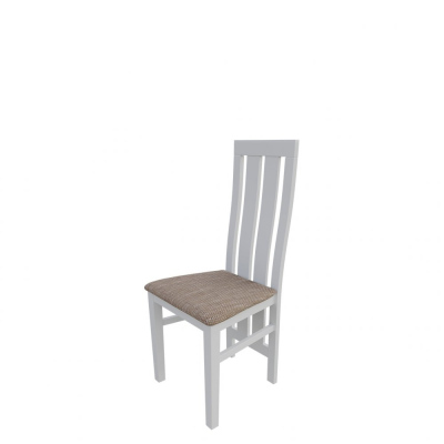 Jedálenská stolička MOVILE 42 - biela / hnedá