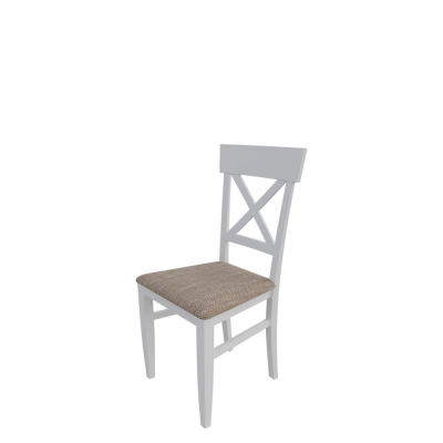 Jedálenská stolička MOVILE 39 - biela / hnedá