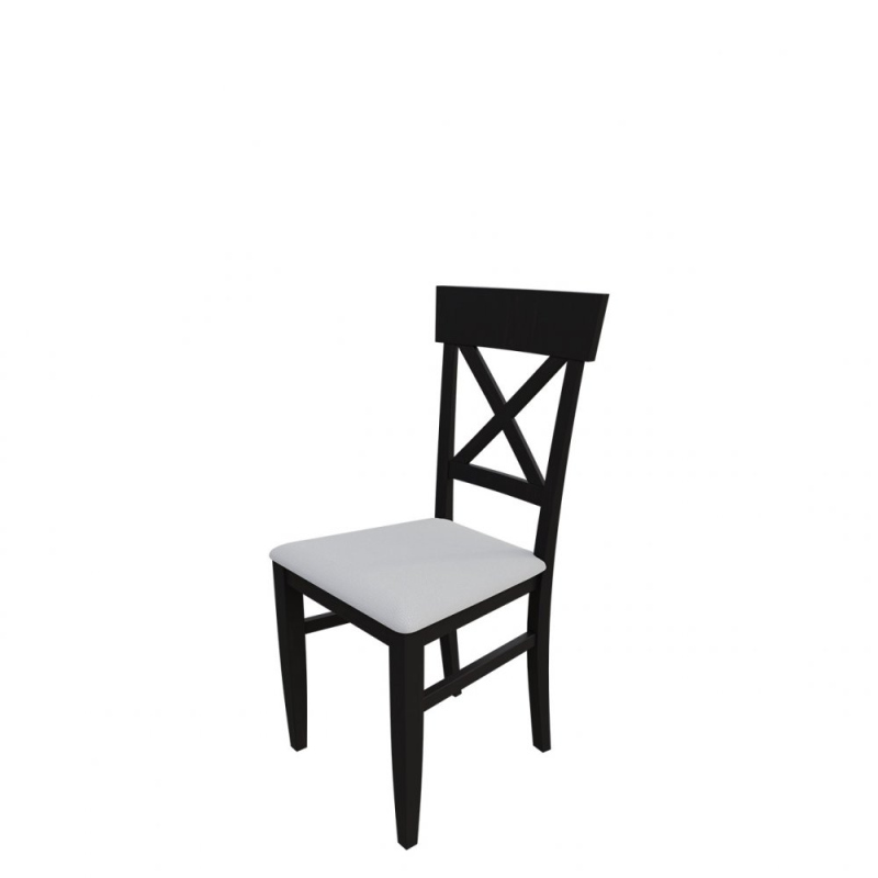 Jedálenská stolička MOVILE 39 - wenge / biela ekokoža