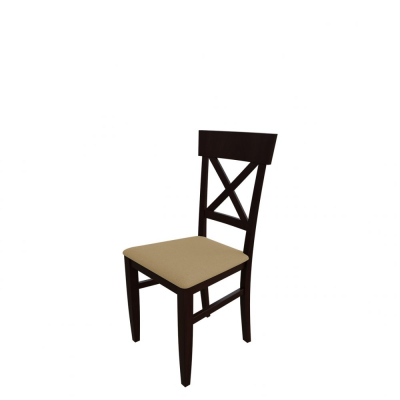 Jedálenská stolička MOVILE 39 - orech / béžová