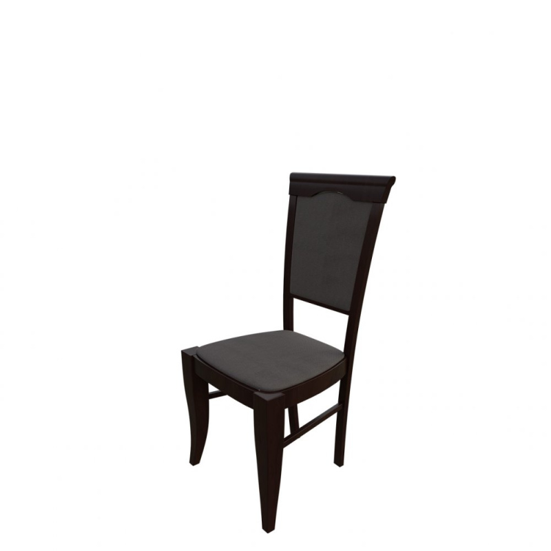 Čalúnená jedálenská stolička MOVILE 1 - orech / tmavá hnedá 2