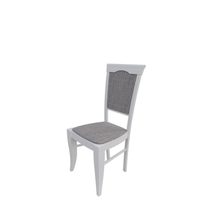 Čalúnená jedálenská stolička MOVILE 1 - biela / šedá 2