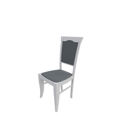 Čalúnená jedálenská stolička MOVILE 1 - biela / šedá 1