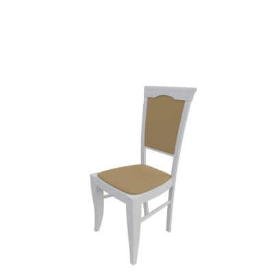 Čalúnená jedálenská stolička MOVILE 1 - biela / béžová