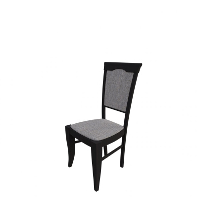 Čalúnená jedálenská stolička MOVILE 1 - wenge / šedá 2