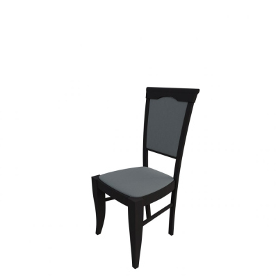 Čalúnená jedálenská stolička MOVILE 1 - wenge / šedá 1