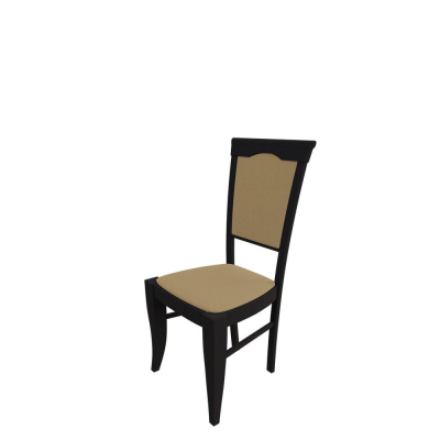 Čalúnená jedálenská stolička MOVILE 1 - wenge / béžová