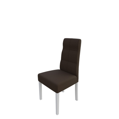 Jedálenská stolička MOVILE 37 - biela / tmavá hnedá 1