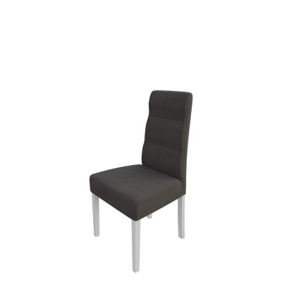 Jedálenská stolička MOVILE 37 - biela / tmavá hnedá 2