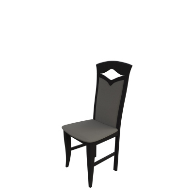Jedálenská stolička MOVILE 30 - wenge / šedá ekokoža