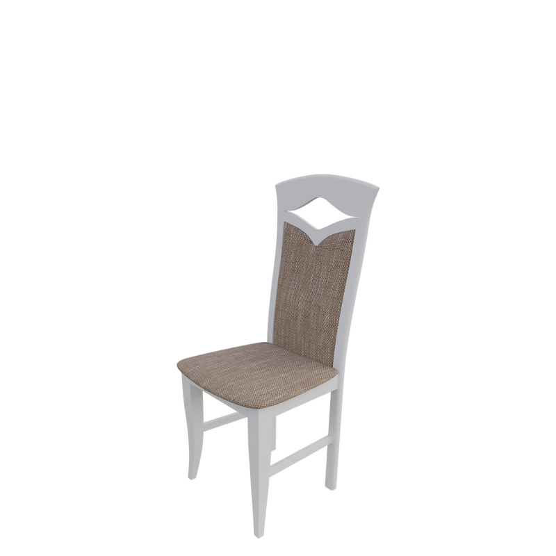 Jedálenská stolička MOVILE 30 - biela / hnedá