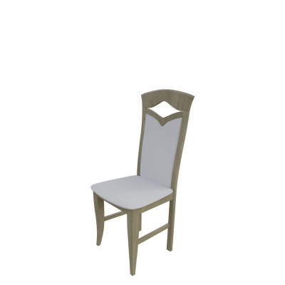 Jedálenská stolička MOVILE 30 - dub sonoma / biela ekokoža