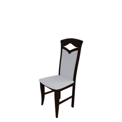 Jedálenská stolička MOVILE 30 - orech / biela ekokoža