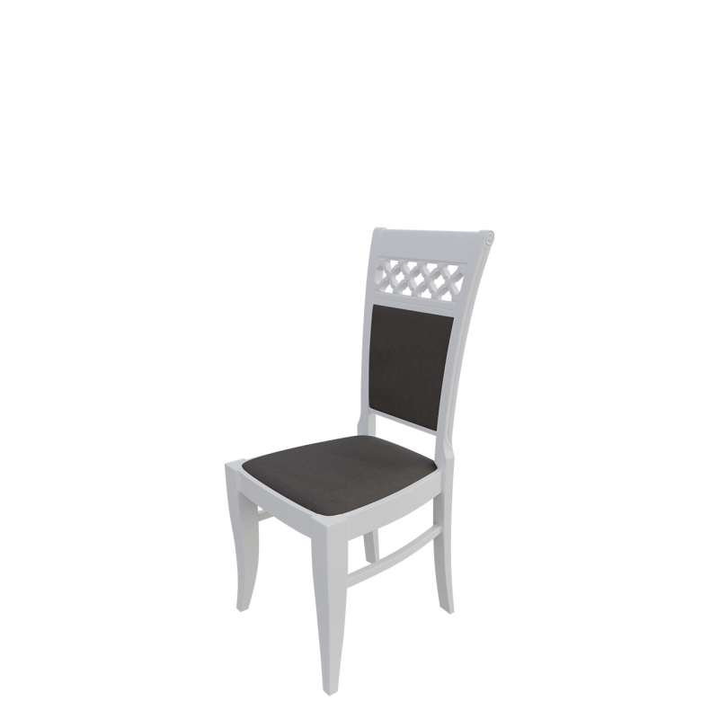 Jedálenská stolička MOVILE 29 - biela / tmavá hnedá 2