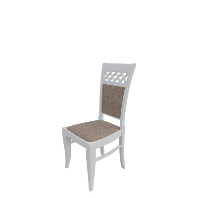 Jedálenská stolička MOVILE 29 - biela / hnedá