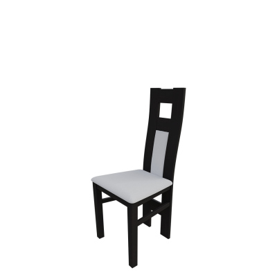 Jedálenská stolička MOVILE 20 - wenge / biela ekokoža