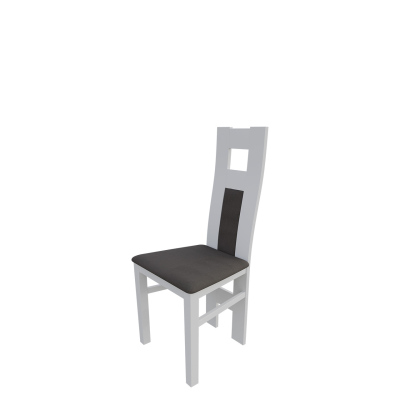 Jedálenská stolička MOVILE 20 - biela / tmavá hnedá 2