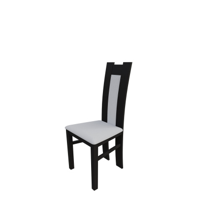 Jedálenská stolička MOVILE 18 - wenge / biela ekokoža
