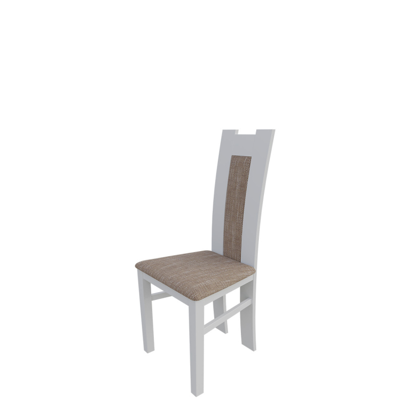 Jedálenská stolička MOVILE 18 - biela / hnedá