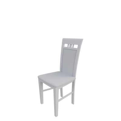 Jedálenská stolička MOVILE 12 - biela / biela eko koža