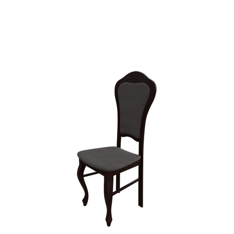 Čalúnená jedálenská stolička MOVILE 11 - orech / tmavá hnedá 2