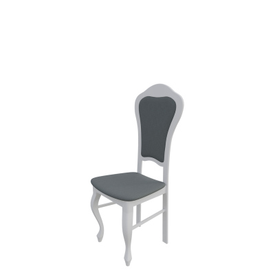 Čalúnená jedálenská stolička MOVILE 11 - biela / šedá 1
