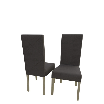 Jedálenská stolička MOVILE 4 - dub sonoma / tmavá hnedá 2