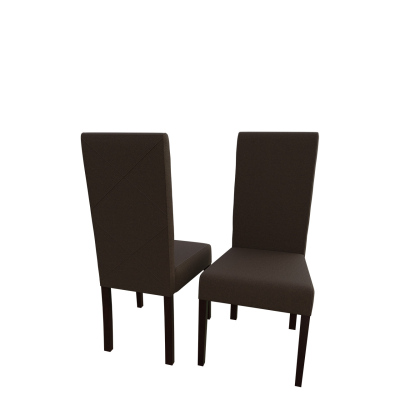 Jedálenská stolička MOVILE 4 - orech / tmavá hnedá 1