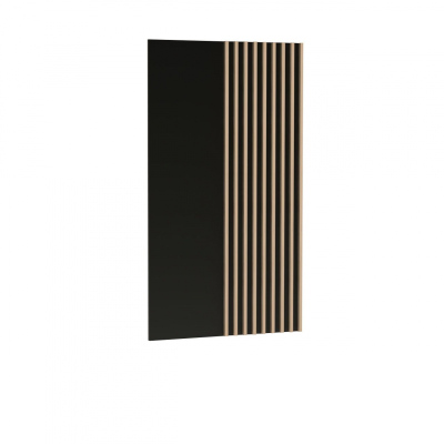 Nástenný panel 80x138 ORURO - čierny / dub artisan