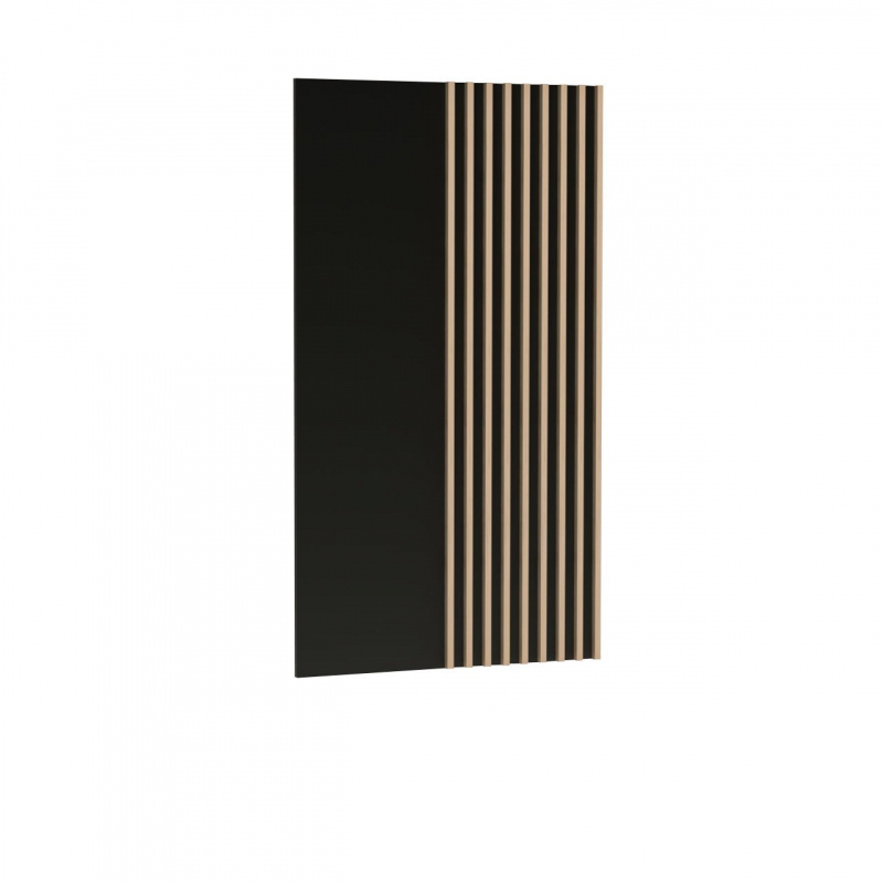 Nástenný panel 80x138 ORURO - čierny / dub artisan