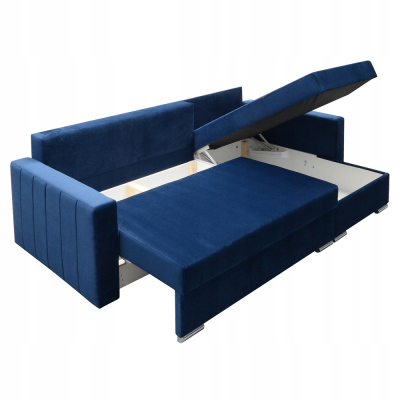 Rozkladacia sedačka LIDU - modrá