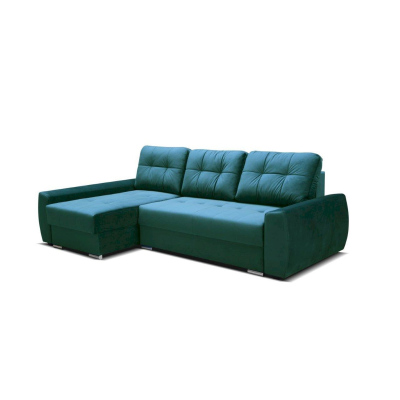 Rozkladacia rohová sedačka MEROLA - zelená