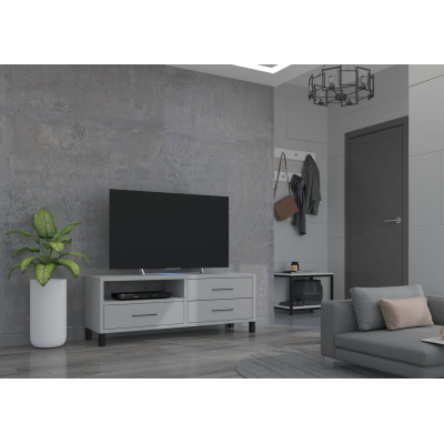 TV stolík RAINA - svetlo šedý