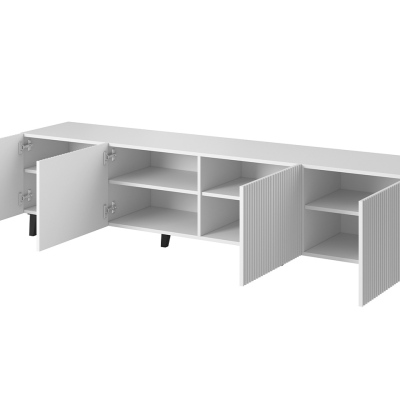 TV stolík 200 cm CRATO - biely