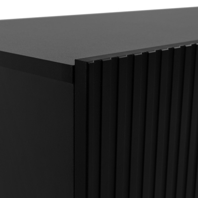 TV stolík 200 cm CRATO - čierny