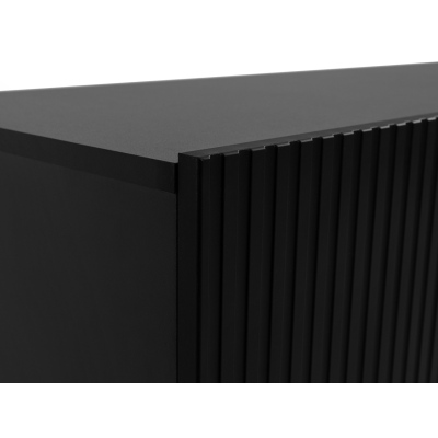 TV stolík 200 cm CRATO - čierny