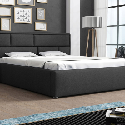 Jednolôžková posteľ s roštom 120x200 IVENDORF 2 - šedá 1