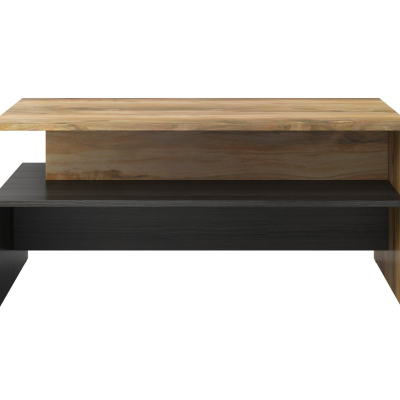 Dizajnový konferenčný stolík BRYCE - orech sattin / touchwood