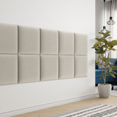 Čalúnený panel na stenu 42x42xPAG - béžový