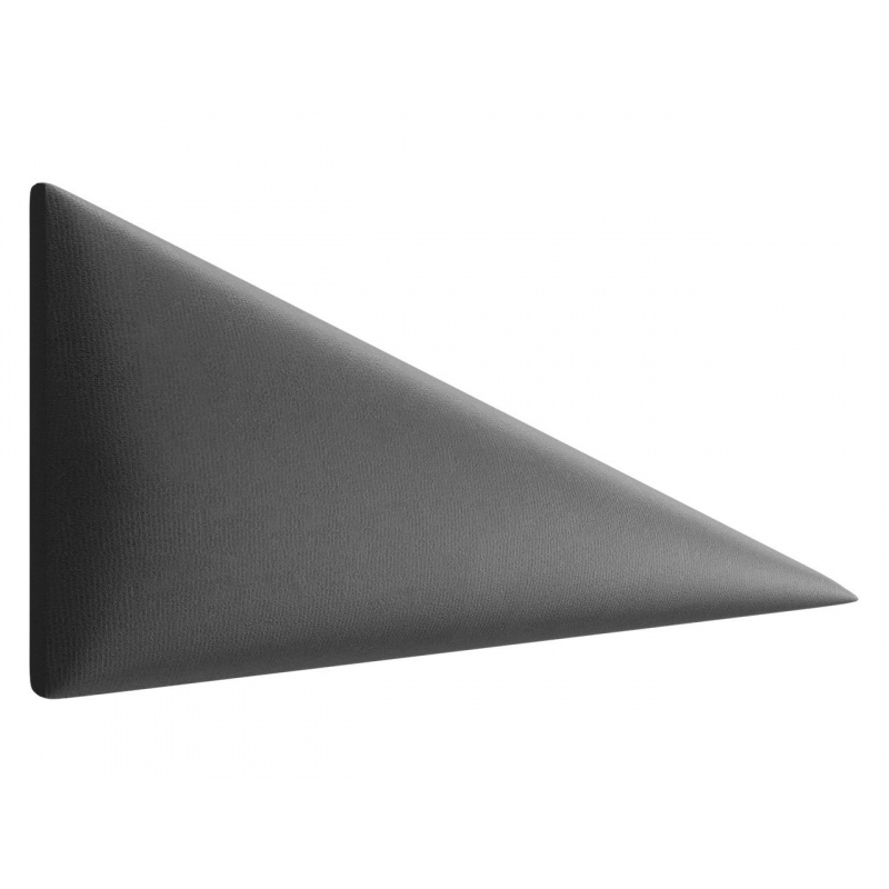 Čalúnený nástenný panel ABRANTES 1 - ľavý trojuholník, šedý