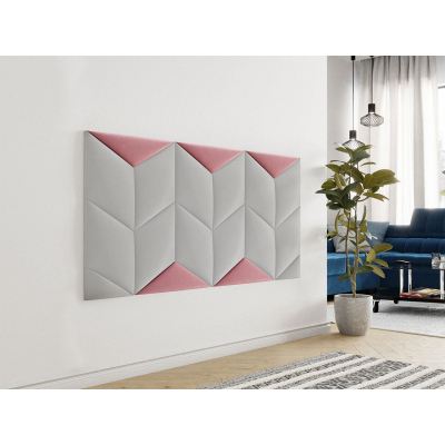 Čalúnený nástenný panel ABRANTES 2 - ružový
