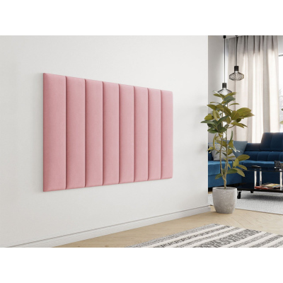 Čalúnený nástenný panel 80x20 PAG - ružový