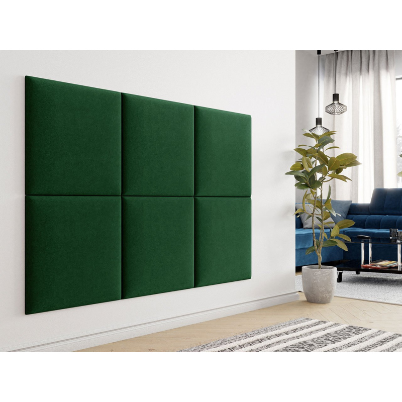 Čalúnený panel 60x60 PAG - zelený