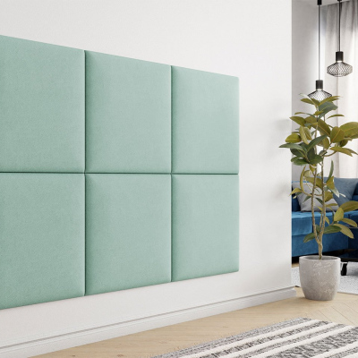 Čalúnený panel 60x60 PAG - tyrkysový