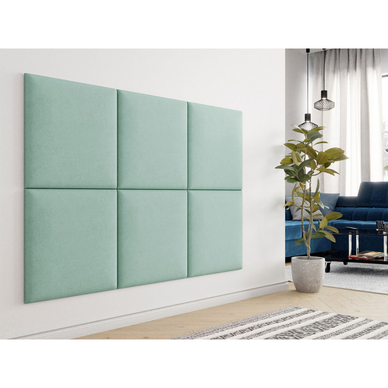 Čalúnený panel 60x60 PAG - tyrkysový